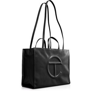 *BRAND NEW WITH TAGS* Large Black Telfar Shopping Bag
